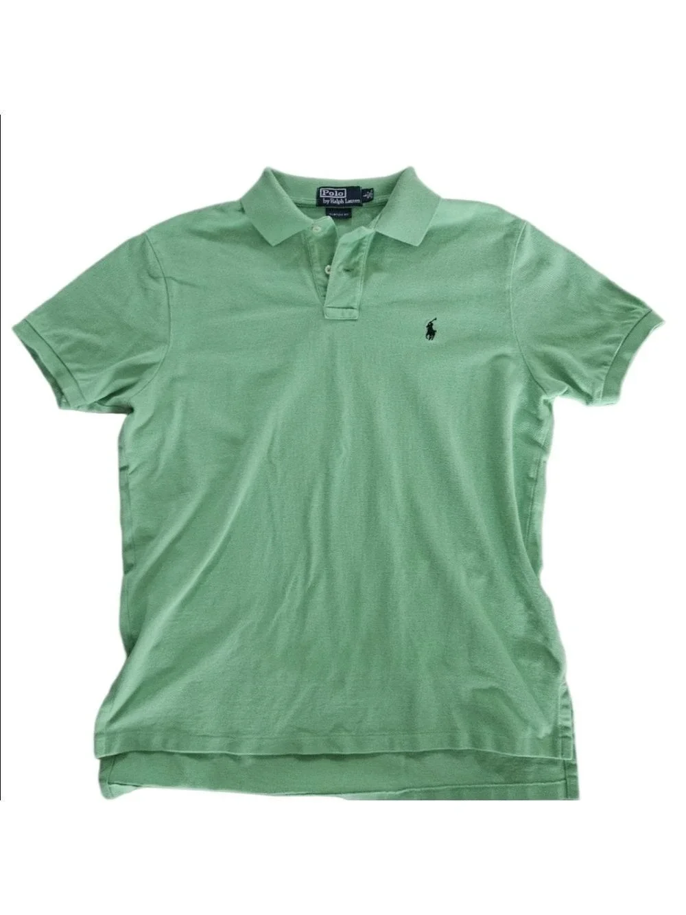 Polo Ralph Lauren Custom Fit Polo Shirt Green Men’s Large Classic Pony